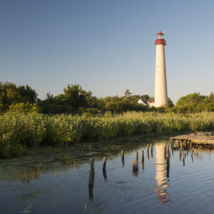 Cape May Lighthouse And Reflection