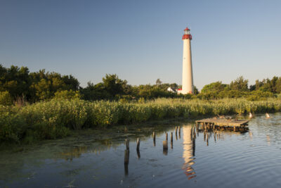 Cape May Lighthouse And Reflection