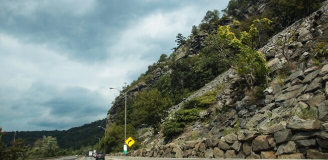 The Stacked Stone Rock Slide Barrier