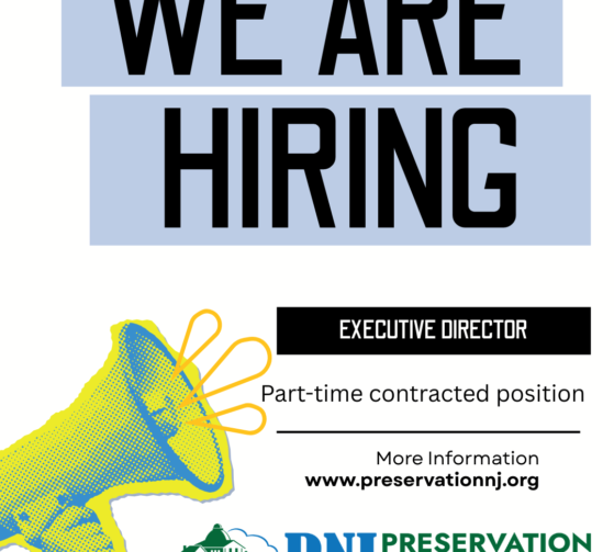 Preservation New Jersey Seeks New Executive Director